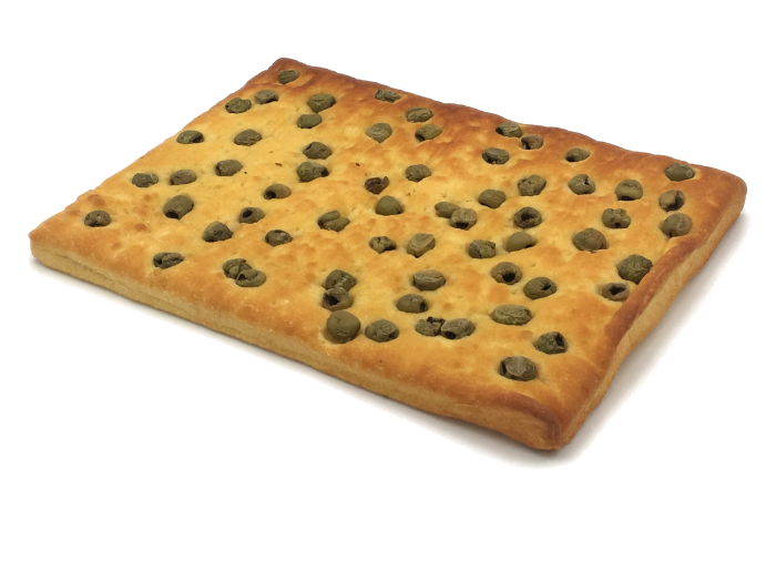 Mininni Buene Focaccia surgelata con olive verdi